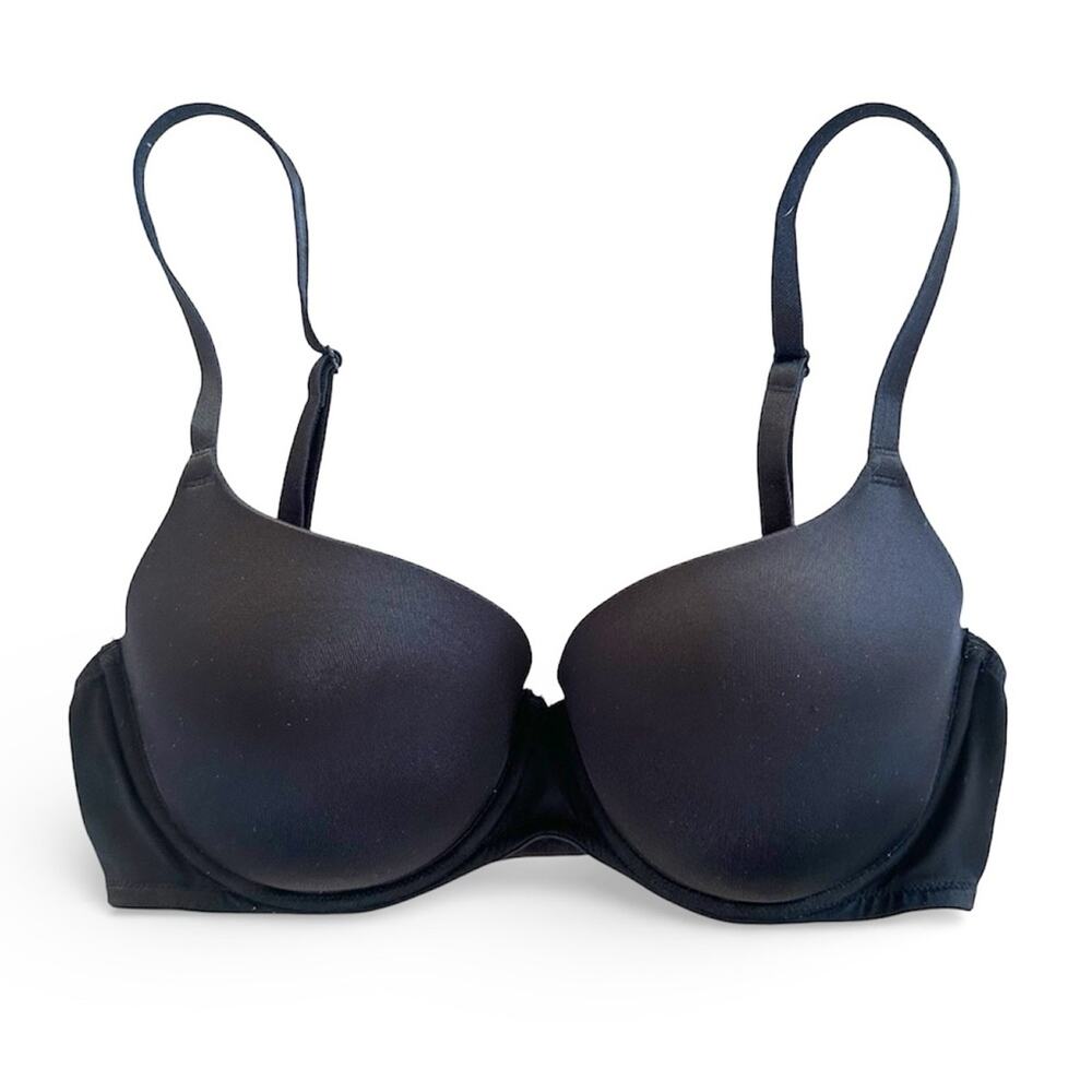 Victoria's Secret PINK Wear Everywhere Push-Up Bra Black Size 32D